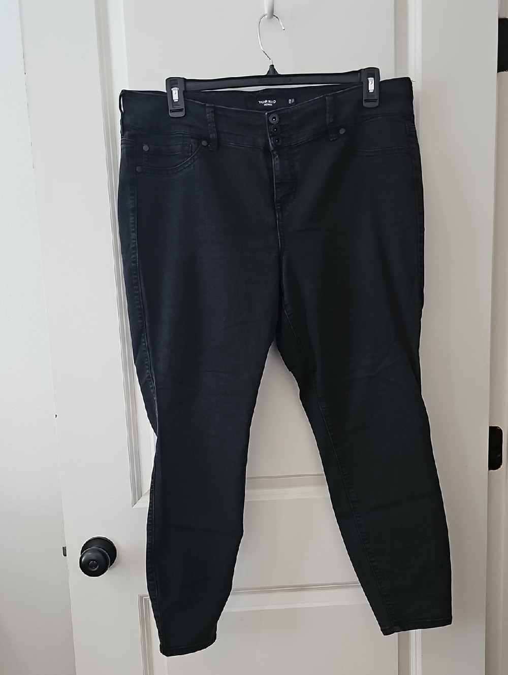 Torrid Black Skinny High-Rise Jeans